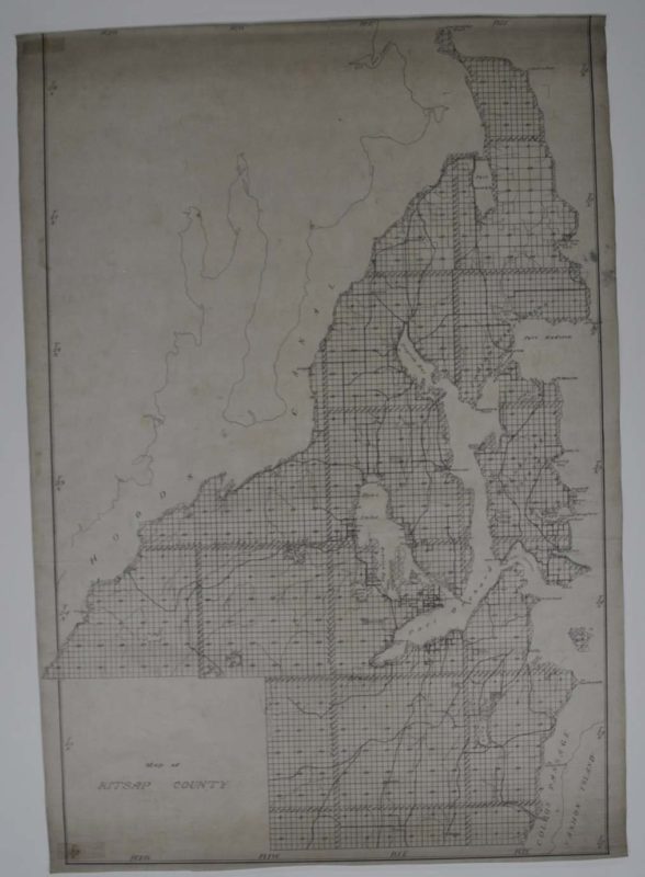 Kitsap County, Washington circa 1910’s Kroll Antique Maps