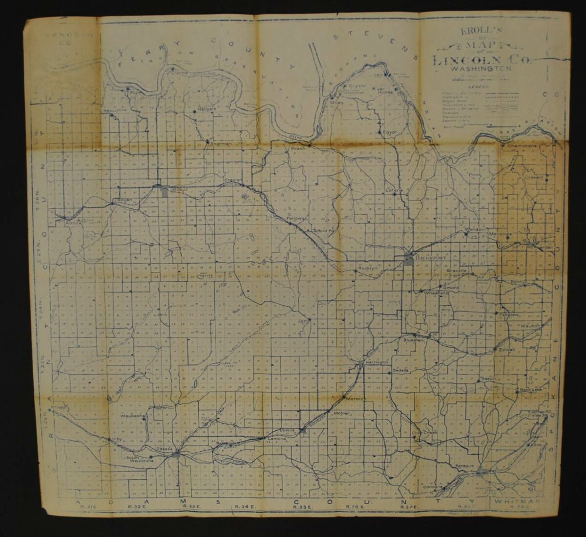 Lincoln County, Washington circa 1920's