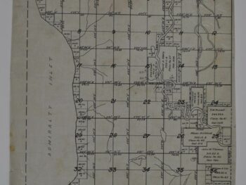 Des Moines, Washington Township Map circa 1890s
