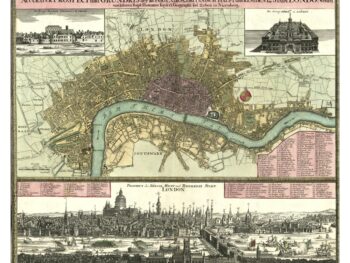 Antique International City Maps