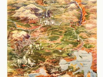 Antique U.S. National Park maps